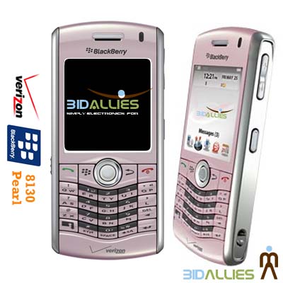 bar reis brooklyn MINT VERIZON WIRELESS BLACKBERRY PEARL 8130 PDA PHONE pic