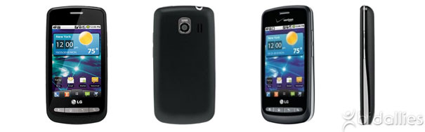  LG Vortex VS660 Verizon Wireless Black VS 660 3.2 MP Camera Cell Phone